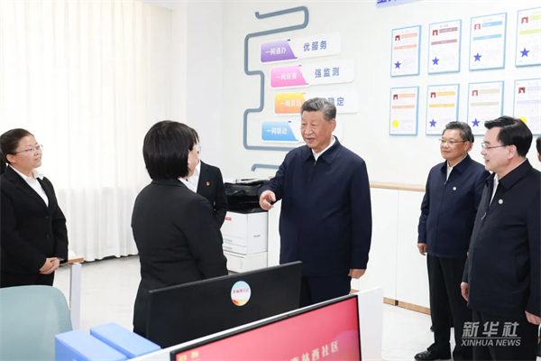 習近平在甘肅蘭州市考察調研