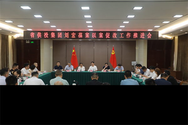 省供投集團召開劉宏葆案以案促改工作推進會