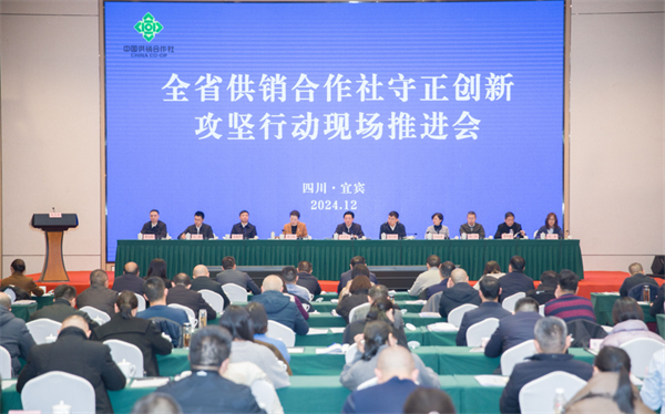 四川省供銷社“守正創(chuàng)新”攻堅行動現(xiàn)場推進會在宜賓市召開