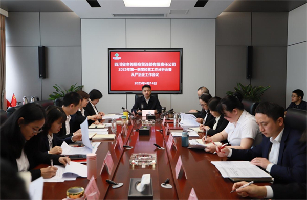 省老鄰居公司召開2025年第一季度經營工作分析會暨從嚴治企工作會議